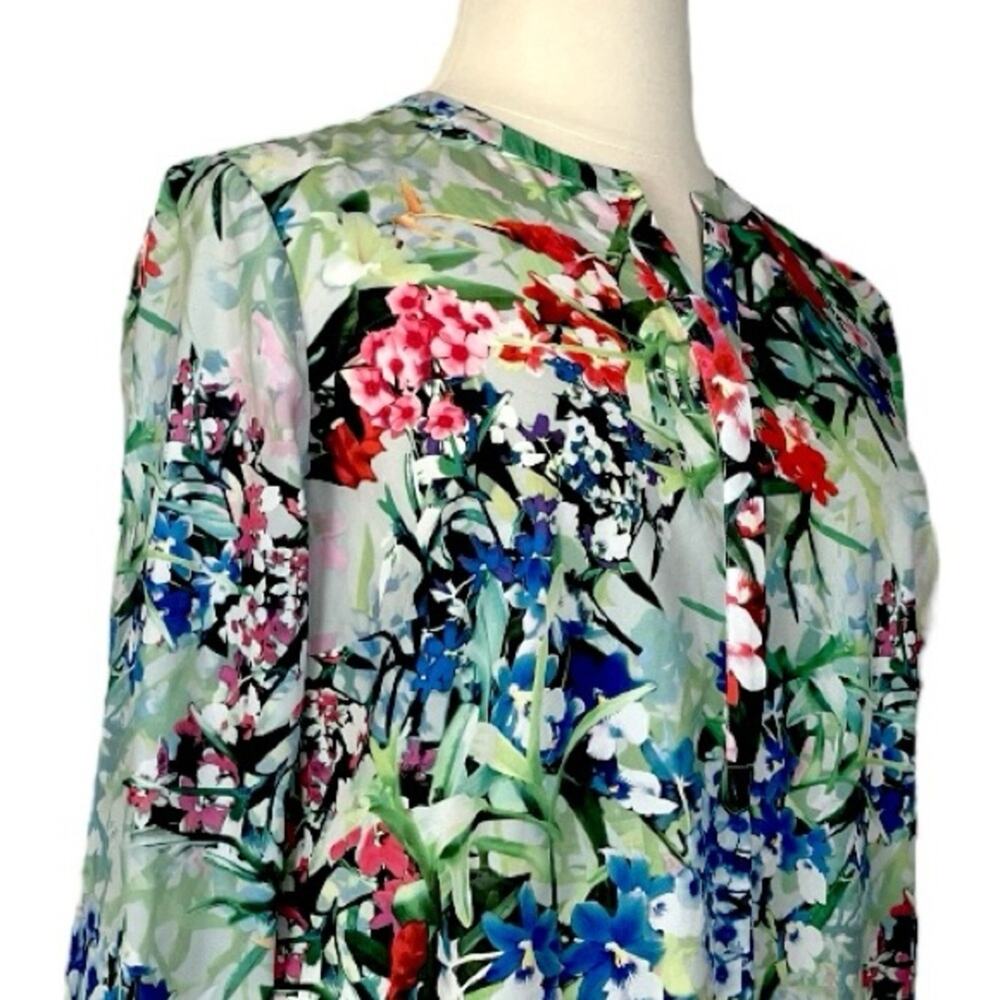 Talbots Plus Top Popover Split Button Neck Tunic … - image 6